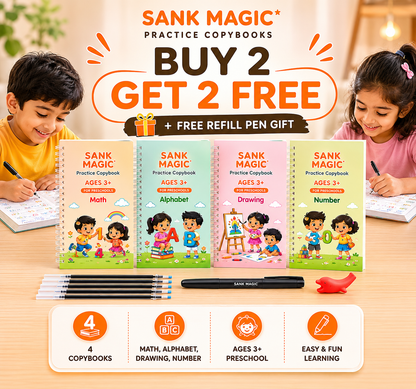 Magic Practice Copybook (4 Book + 10 Refill) (A-127)