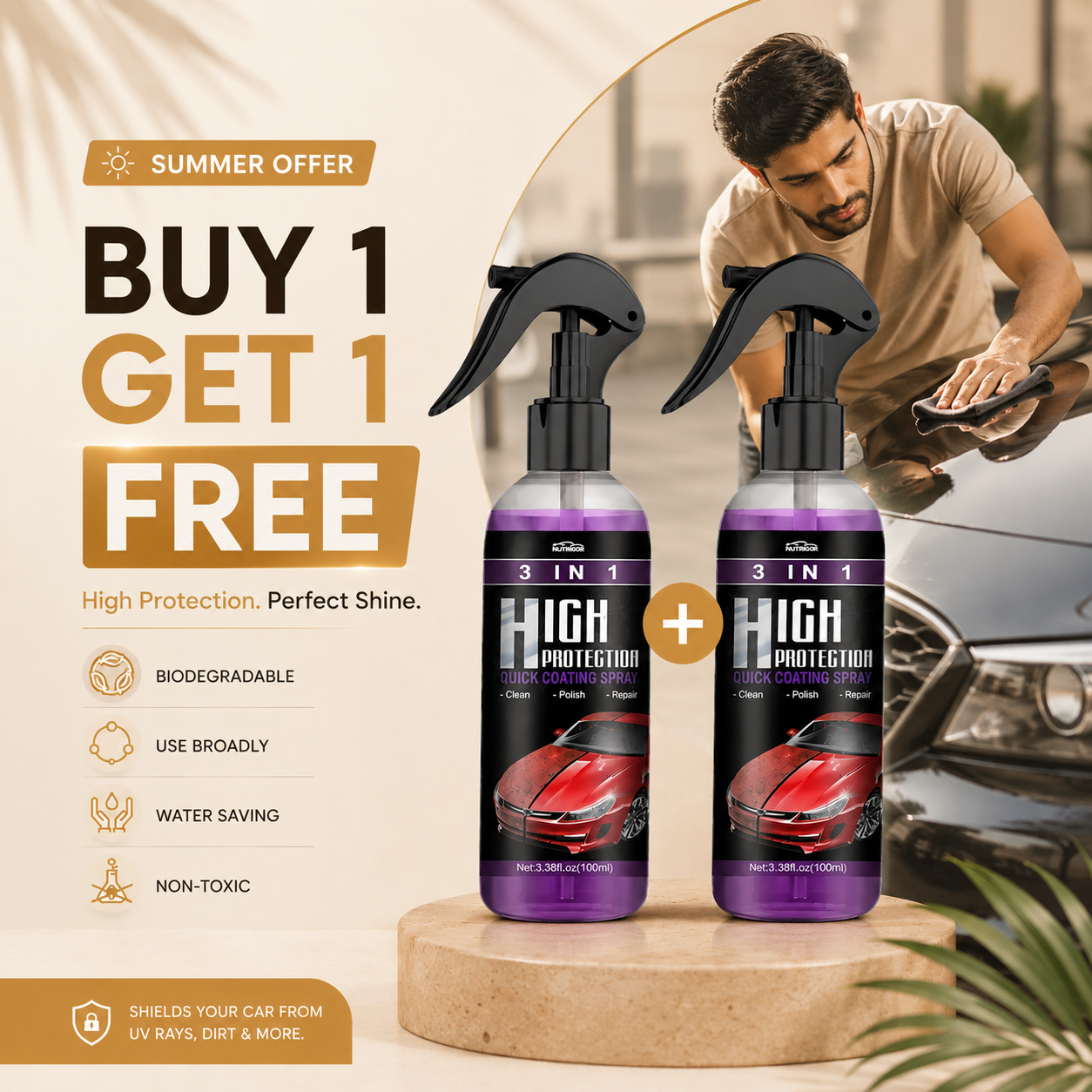 3 in 1 High Protection Spray