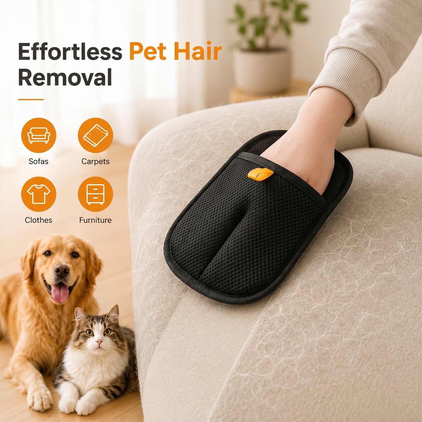 Pet Hair Removal Gloves
